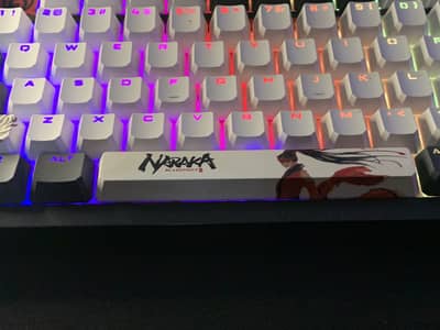 New Gaming RGB Keyboard BLOODY NARAKA with box pack kit C type cable