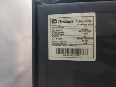dowlance fridge