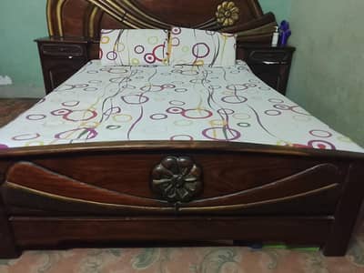Wooden bed