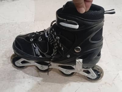 Black and white Roller Skates