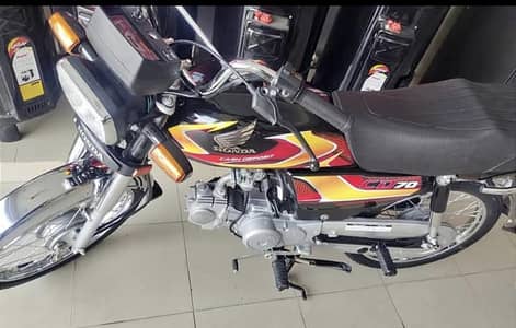 Honda CD 70 Black Colour