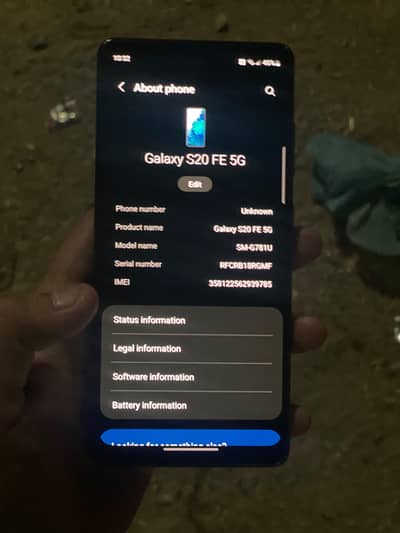 Samsung Mobile S20 FE