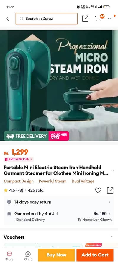 Portable Mini Iron
