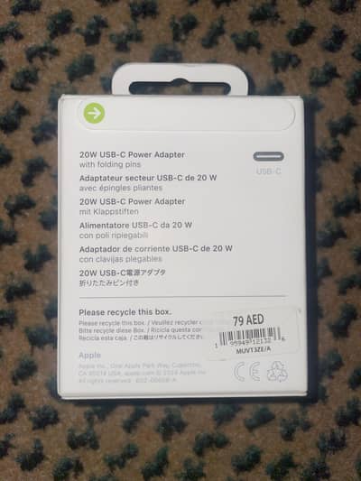 Apple Original 20watt charger bought from Apple store