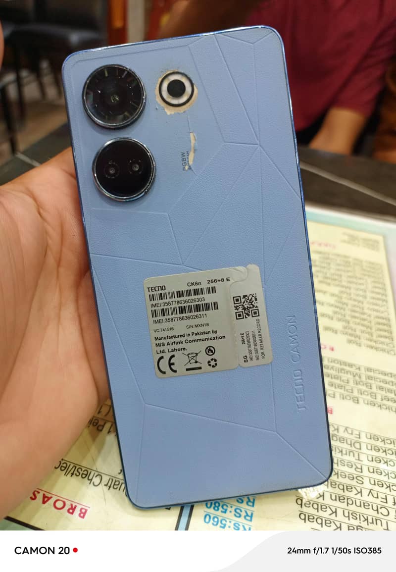 Tecno CAMON 20 1