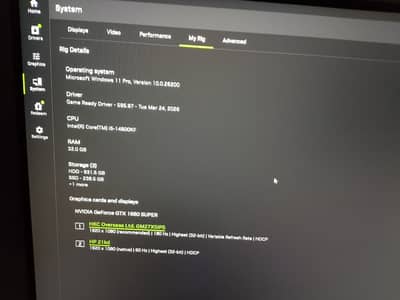 i5 14600KF + 32GB RAM DDR4 + 1660 Super