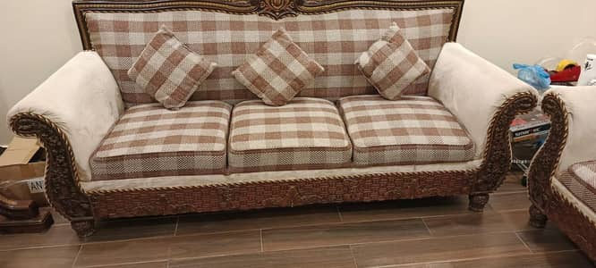 sofa set 5 seater with centre table