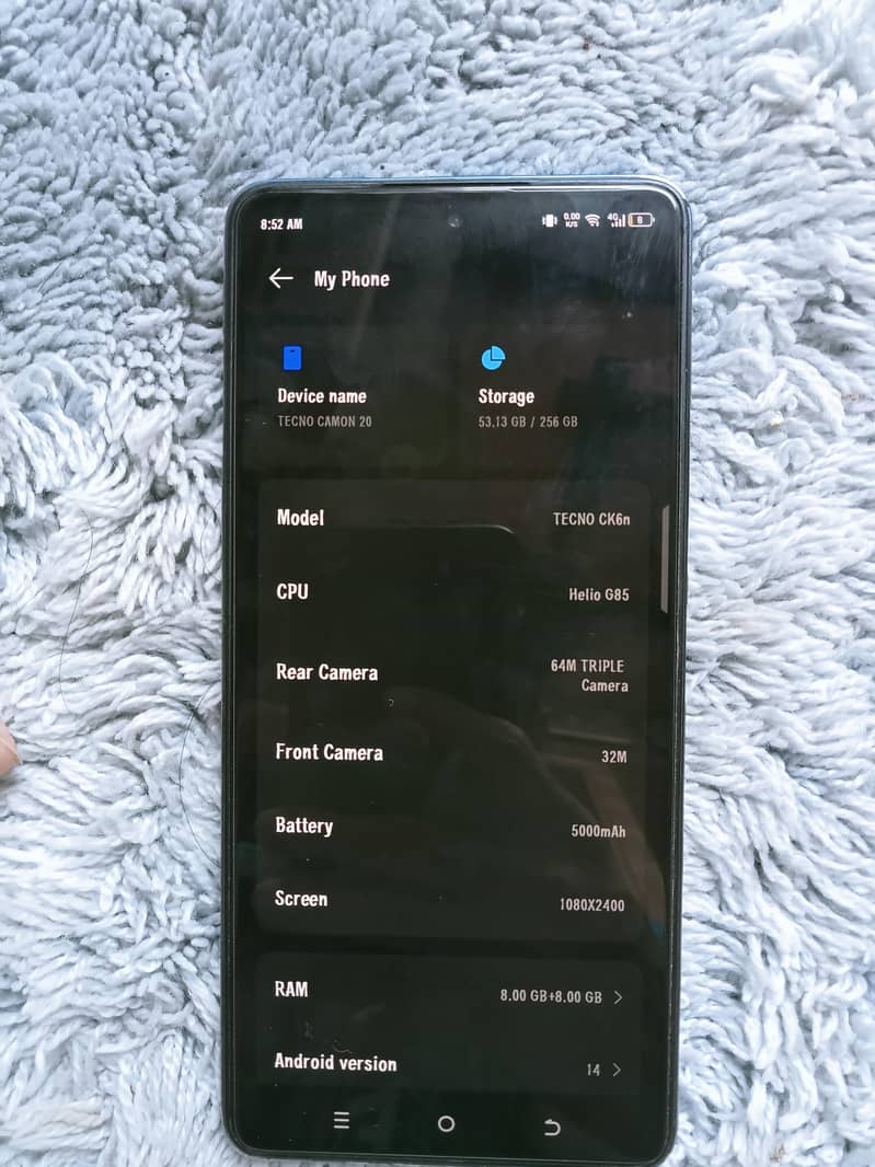 Tecno CAMON 20 1