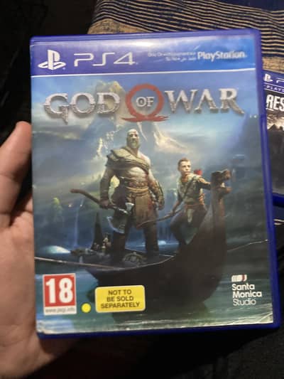 God of war 4 Ps4/ps5 playable CD game for sale