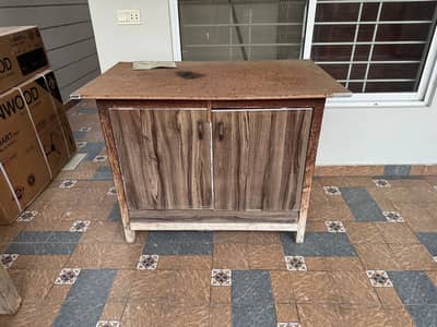 Iron Stand Wooden