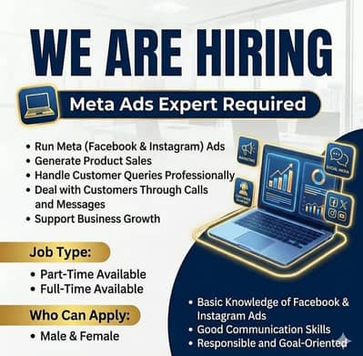 we are hiring male and female staff