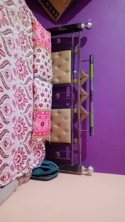 Iron double bed