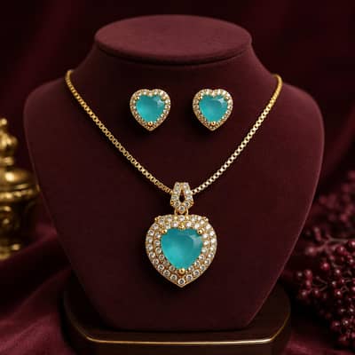 Gold Plated Finish 2 & 3 Pieces Jewelry Sets Premium Quality