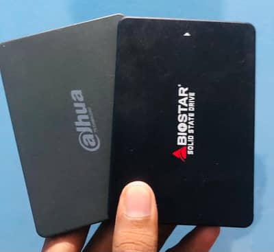2x 128 GB SSD for sale Biostar with box and dhaua without box, Urgent
