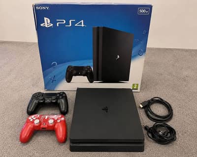 PS4 Slim 500GB Complete Bundle | 2 Controllers | 3 Months PS Plus
