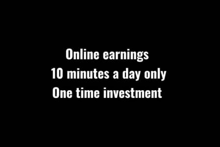 online earning only 10 min a day