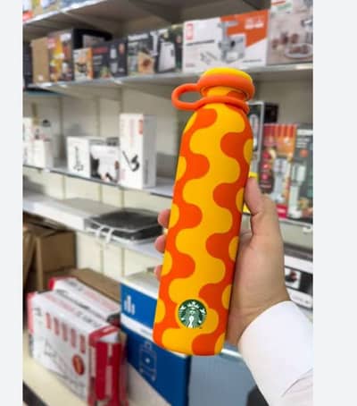 STARBUCKS RETRO ORANGE BOTTLE ( 500ml )