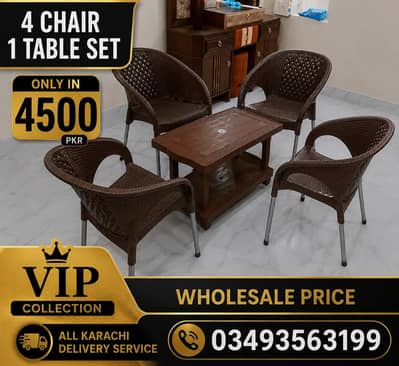 plastic chairs table wholesalers