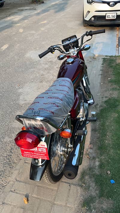 Honda cg 125 2026 model red colour