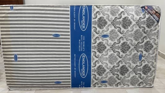 Single Wooden Bed + Medicated Mattress | 5 Months Used | Like New