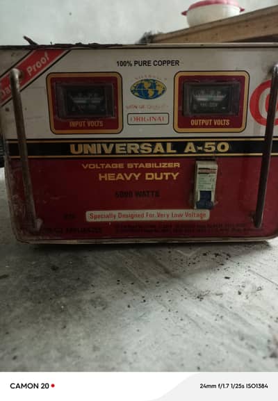 Universal Stabilizer 5000 watts