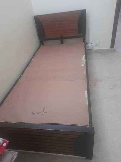 Single Bed with a Mattress