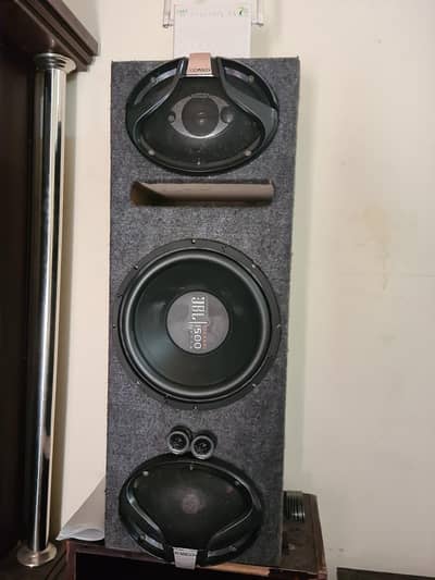 woffer 1500w JBL , Speakers Double Magnet, 4 channel Amp