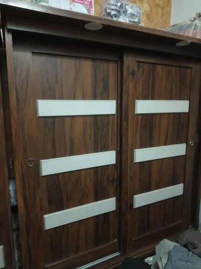 Sliding Door Wardrobe (Almari)