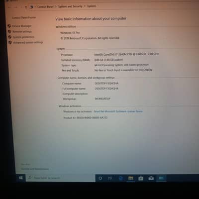 Dell Intel (R) Core i7 , 2nd generation,Laptop For sale