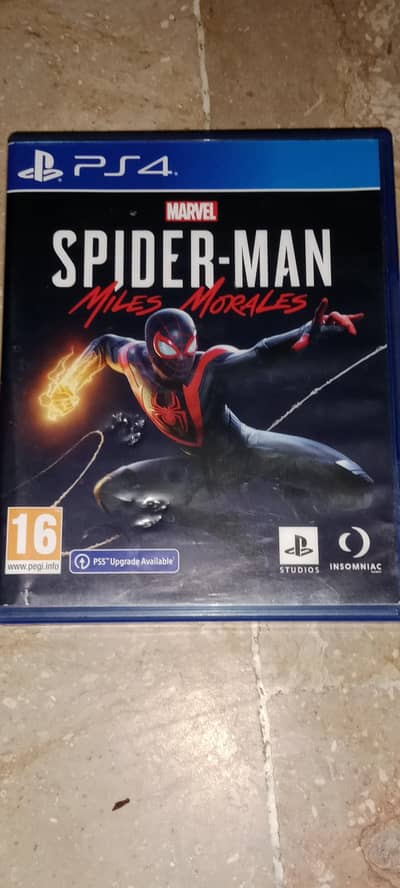 Spiderman Miles Morales for PS4