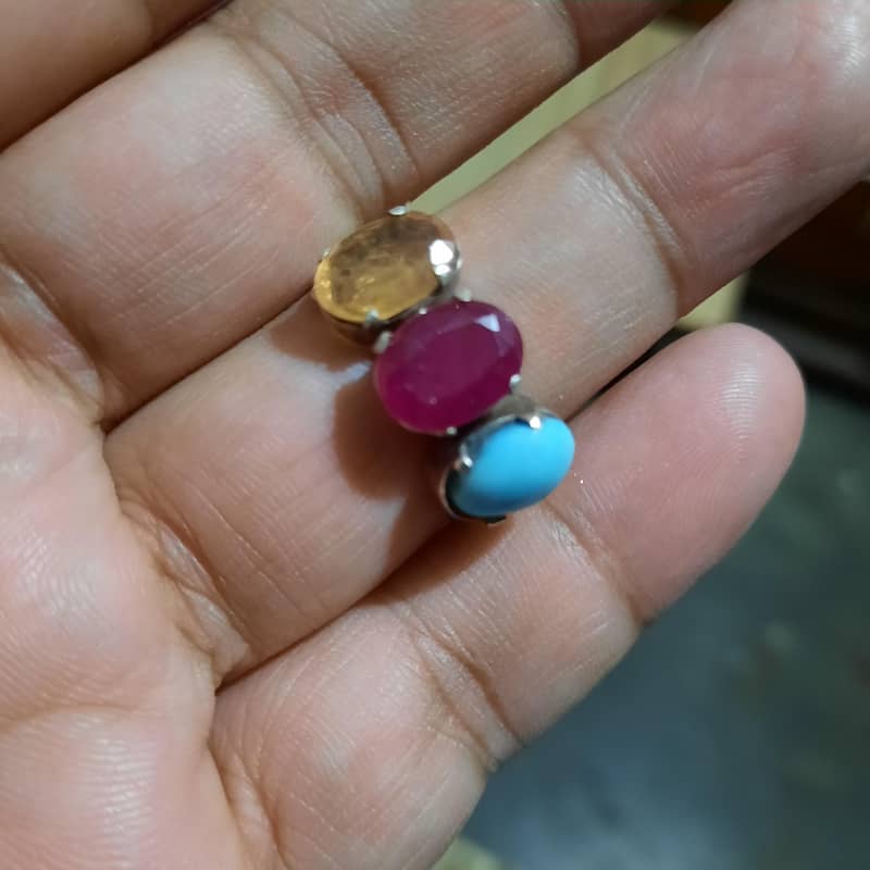 Feroza Ruby sapphire Ring 3