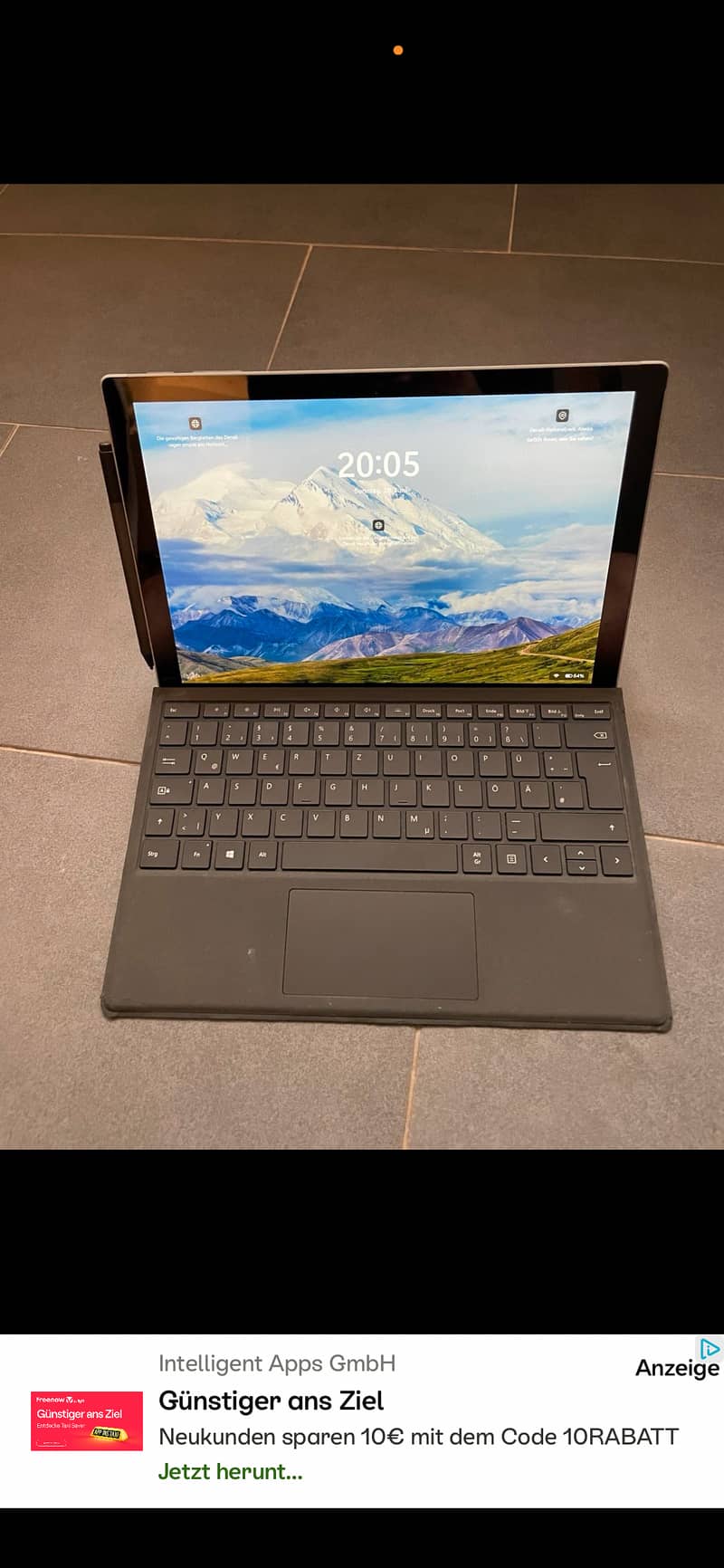 Microsoft surface pro 7 2