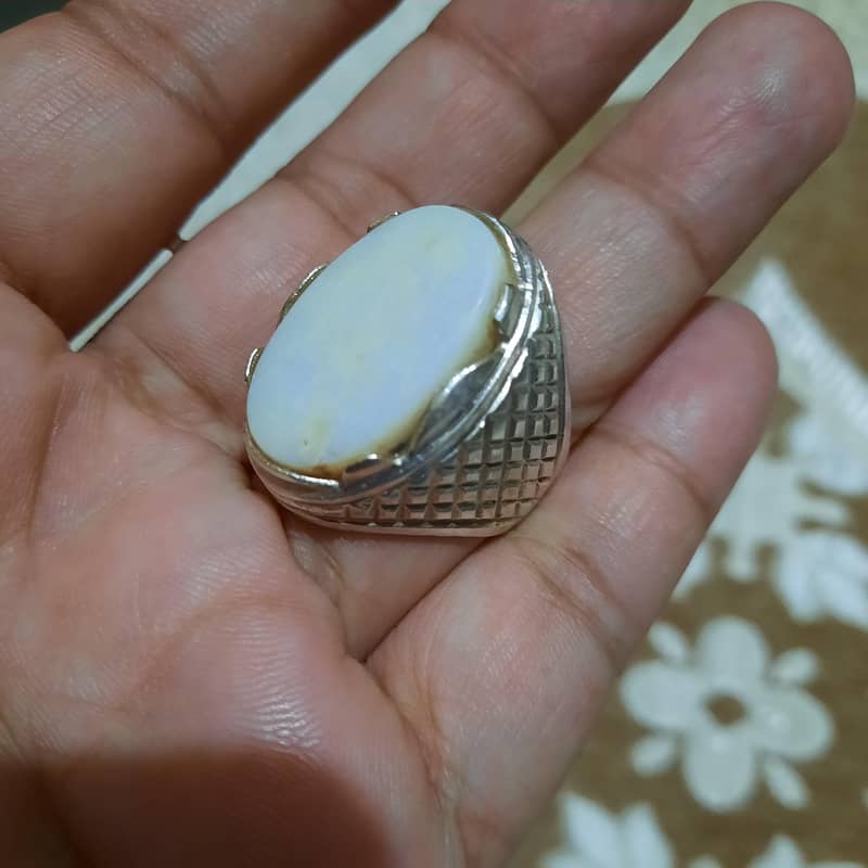 Opal Ring Silver Ring 1