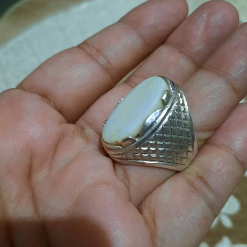 Opal Ring Silver Ring 2