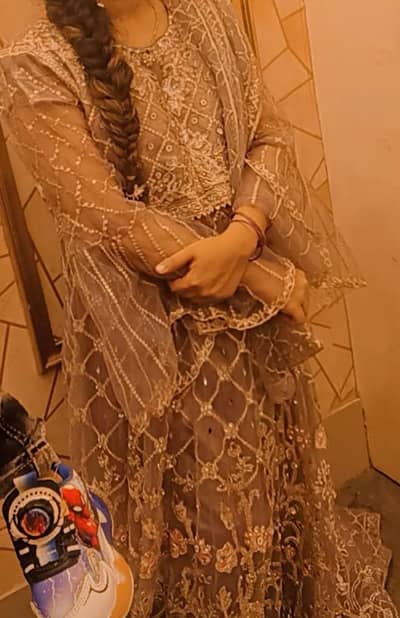 heavy embroidery dress