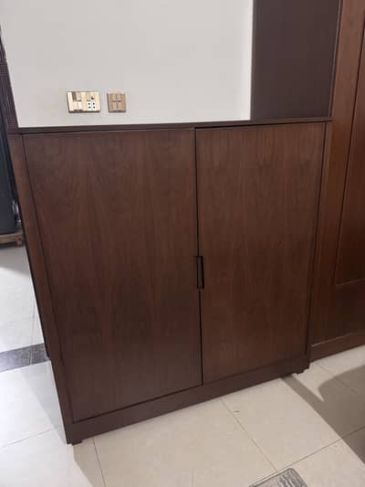 Multipurpose Wooden Cabinet with Shelves