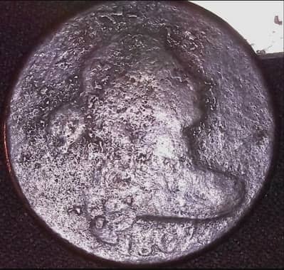 USA Large one Cent coin 1802 - Rare American old coin