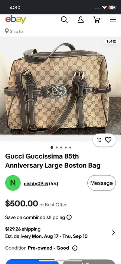 Gucci Guccissima 85th Anniversry