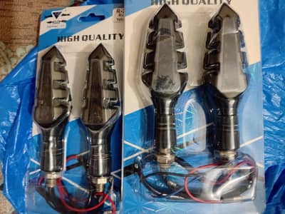 indicators and fog lights