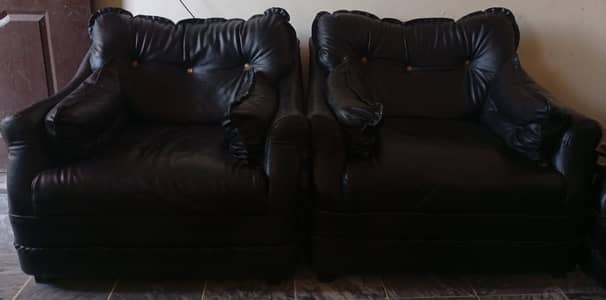 leather sofa good condition