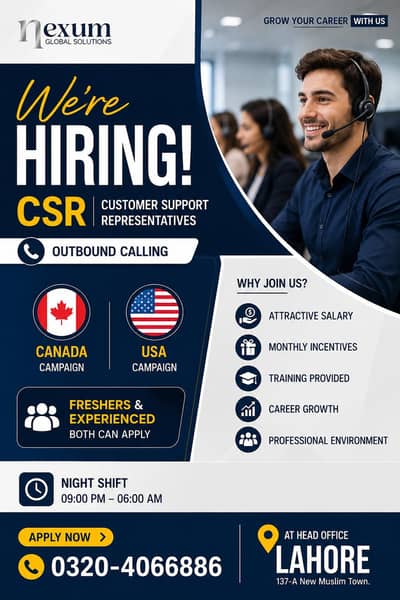 Customer Support Representative Night Shift