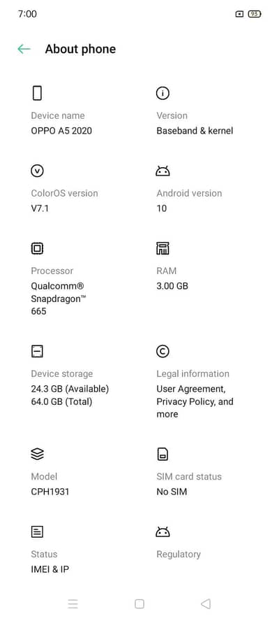 OPPO A5 2020 03127093372