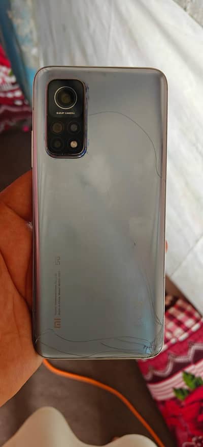 Xiaomi mi 10 t  original no mobile open just back crack camera all ok