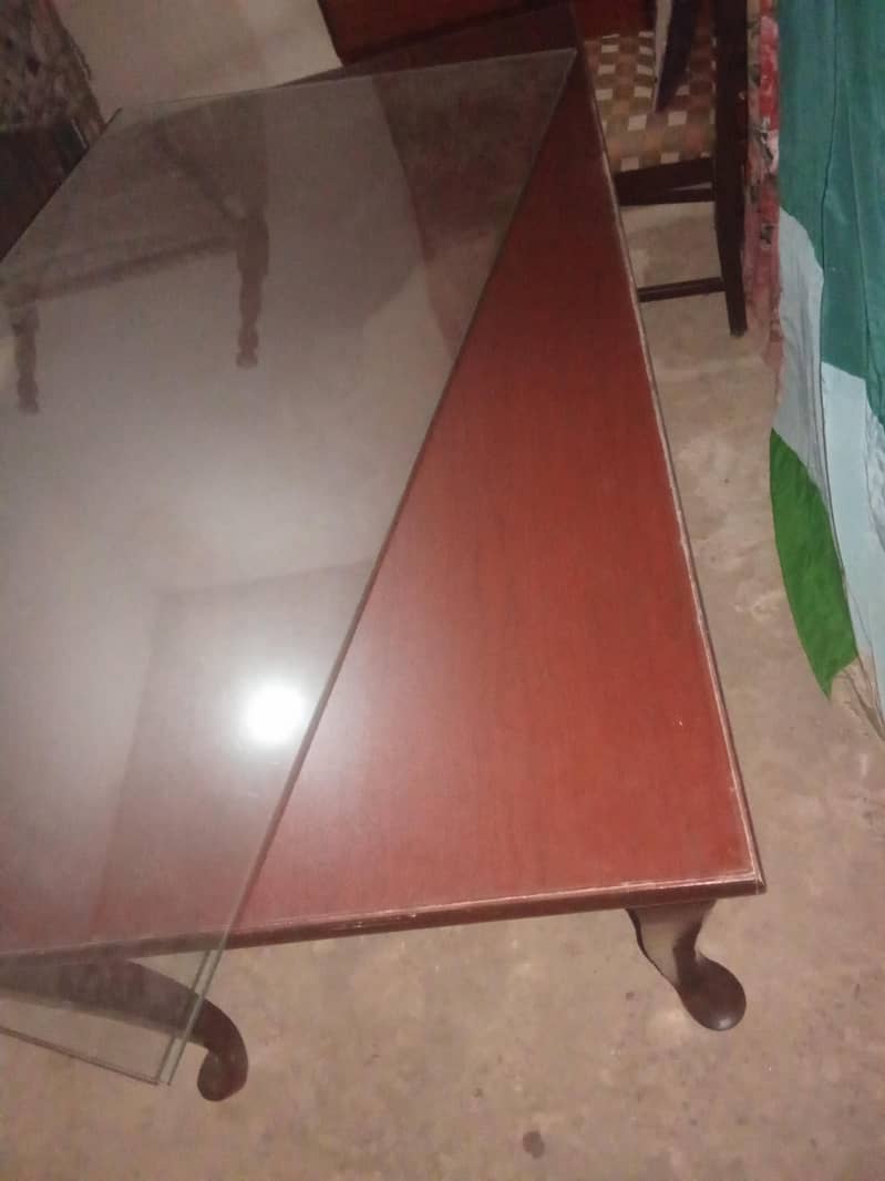 dining table with 5chirs 4
