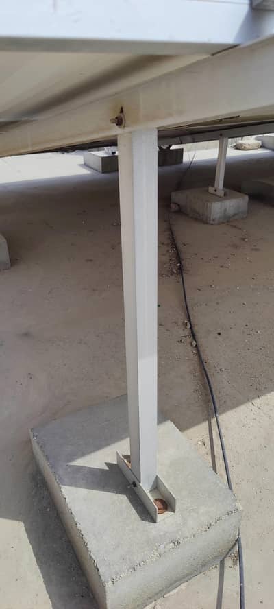 solar panel stand for roof top in aluminum