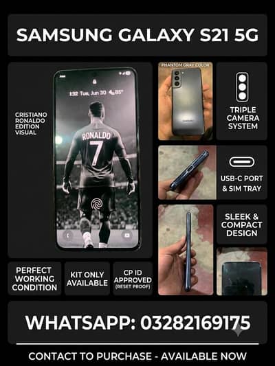Samsung Galaxy S21 5G (8GB/128GB) - Perfect Condition