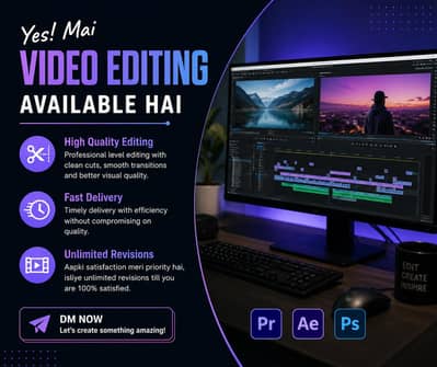 video editing service available