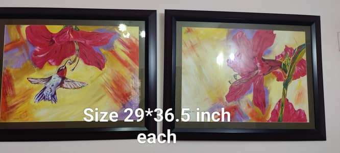 Handmade Painting by Nkhan and Digital Calligraphy frames for sale
