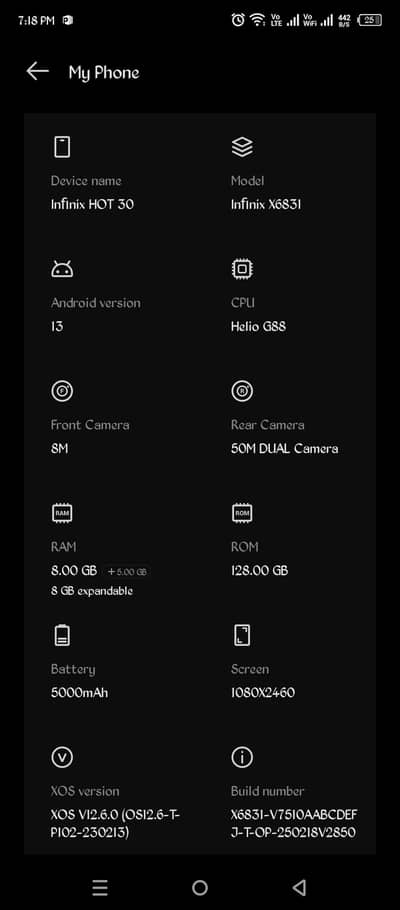 Infinix hot 30 8/128