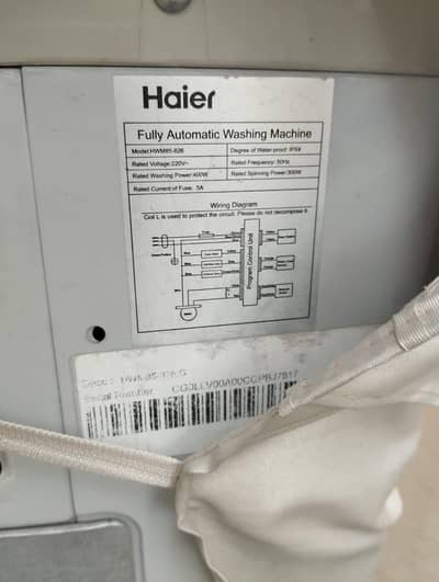 Haier HWM 85-826 Automatic Washing Machine (8.5 KG)